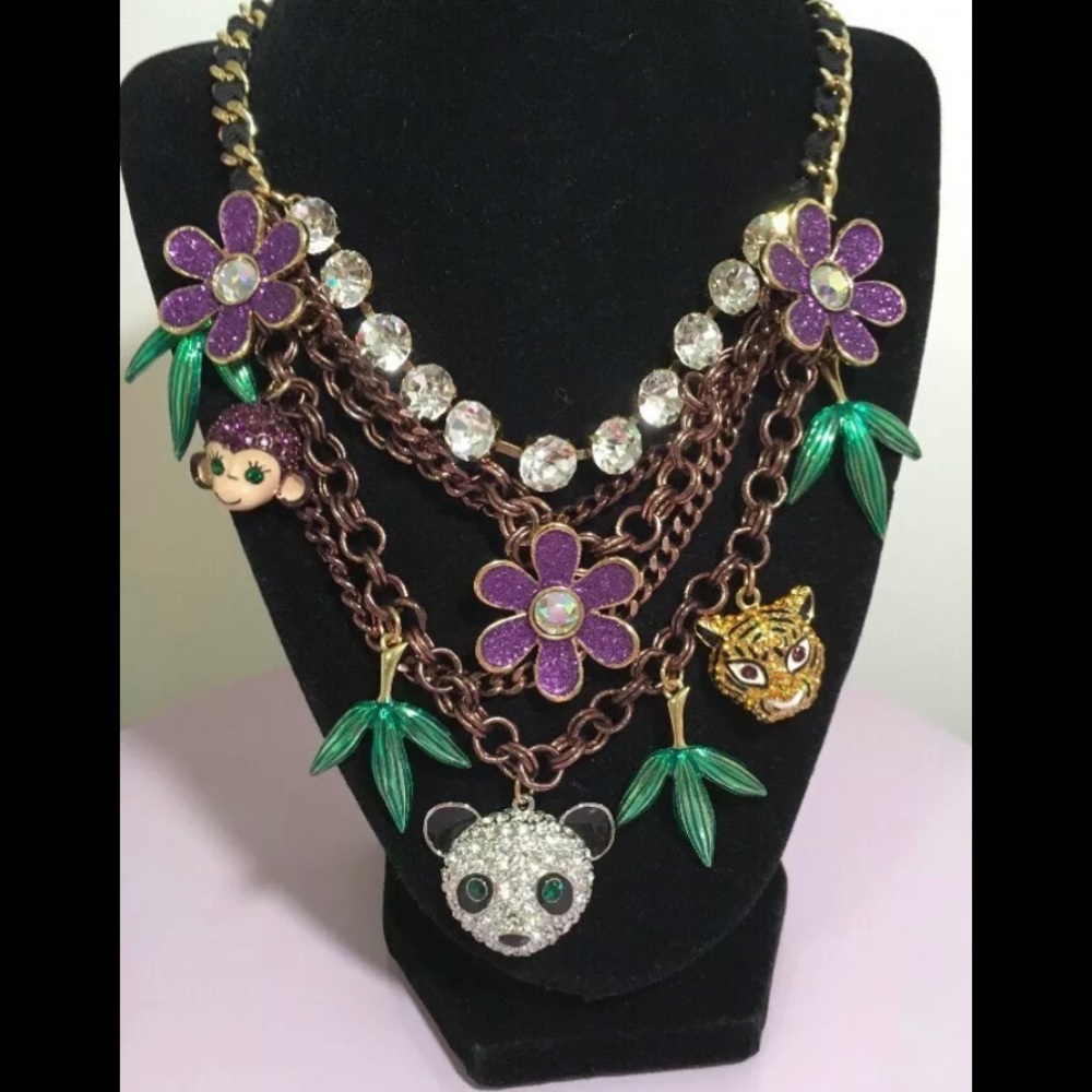 Betsey Johnson Jungle Necklace NWT